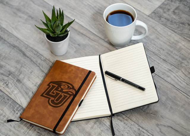 Rico Industries NCAA Liberty Flames Brown - Primary Laser Engraved Small Notepad-1