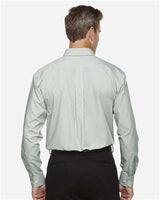 Devon & Jones Men's Crown Collection Banker Stripe Woven Dress Shirt-5