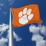 Rico Industries NCAA Clemson Tigers Orange 3' x 5' Banner Flag-2