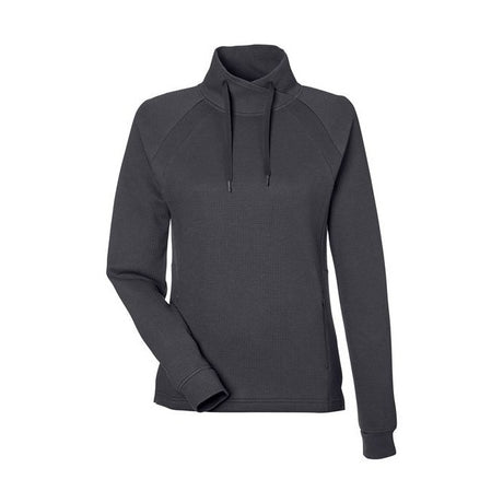 North End Women's Rhythm Waffle Cross-Neck Pullover-1