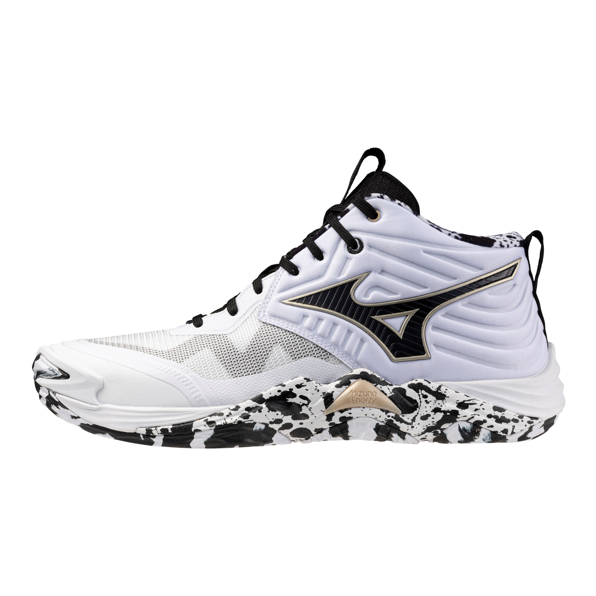 Mizuno Adult Wave Momentum 4 Elite Mid Volleyball Shoes-1