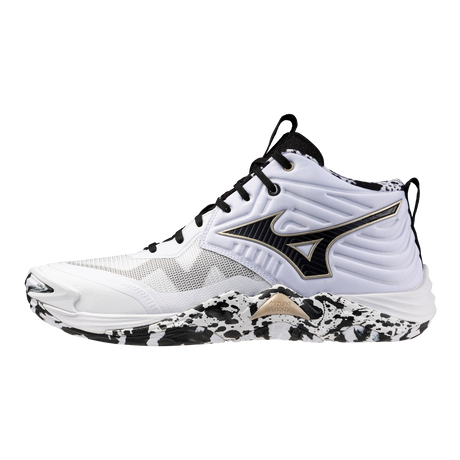 Mizuno Adult Wave Momentum 4 Elite Mid Volleyball Shoes-1