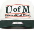 The Game Headwear Miami 5 Panel Twill with Oversize Bar Hat