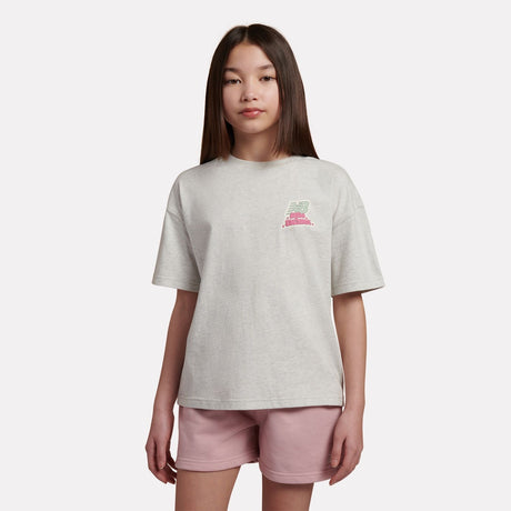 New Balance Girls' Sticker Pack Graphic T-Shirt-1