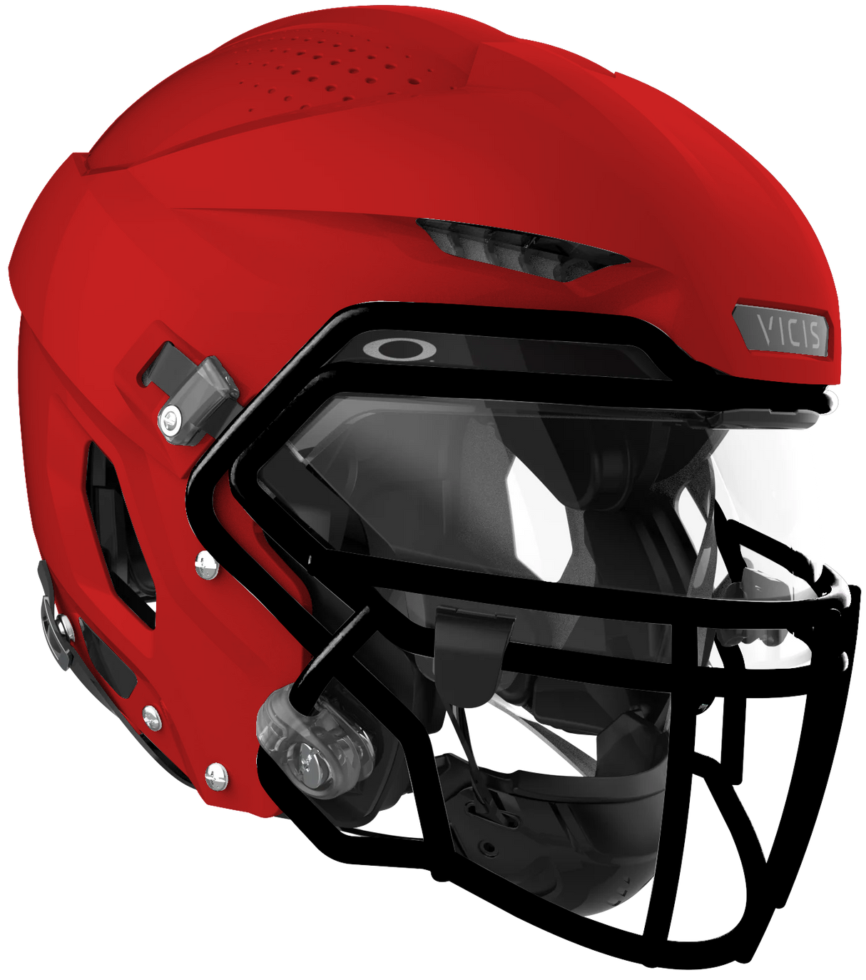 Vicis Adult Zero2 Elite Trench Football Helmet with Titanium Facemask & Oakley Eyeshield Vicis
