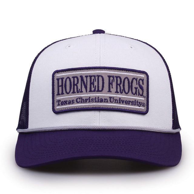 The Game Headwear Texas Christian Design on Twill Patch Hat