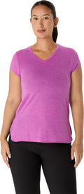 Asics Women's Heather V Neck Top-1