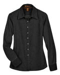Harriton Women's Denim Shirt-1