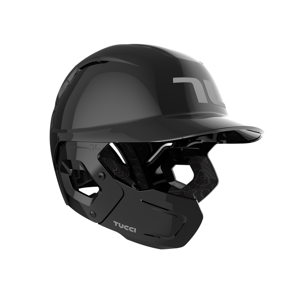 Tucci Potenza Baseball Batting Helmet With Jaw Guard