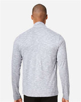 North End Men's Eclipse Jacquard Quarter-Zip Pullover-5