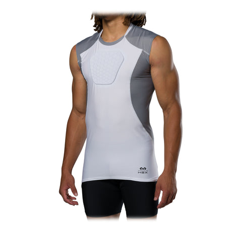 McDavid Adult HEX Sternum Padded Shirt Football Padded Shirts Adult