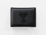 Rico Industries NCAA Texas Tech Red Raiders  Laser Engraved Faux Leather Trifold Wallet-1