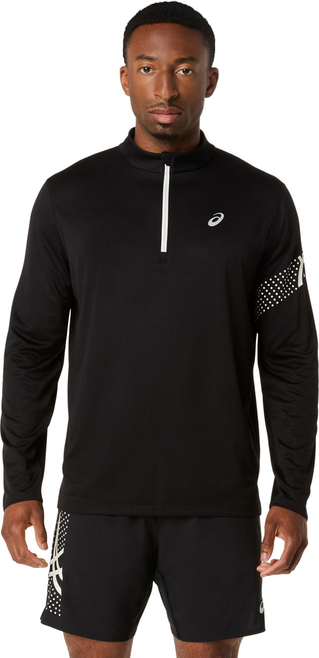 Asics Men's Icon Long Sleeve 1/2 Zip Top-1
