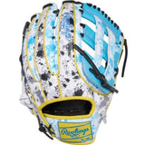 Rawlings Heart of the Hide Colorsync Blue Splatter 12.25" Baseball Glove-2
