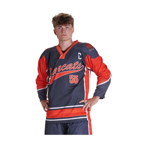 Custom Keyhole Neck Hockey Jersey Team Ice Hockey Jerseys