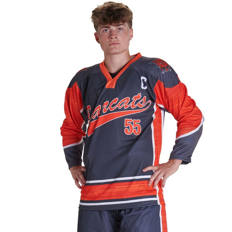 Custom Keyhole Neck Hockey Jersey Team Ice Hockey Jerseys