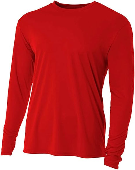 A4 Youth Cooling Performance Long Sleeve T-Shirt A4