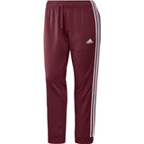 adidas Women's Tricot Slim Tapered 3-Stripe Track Pants Plus Size adidas