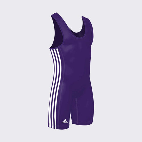adidas Youth 3 Stripes Wrestling Singlet