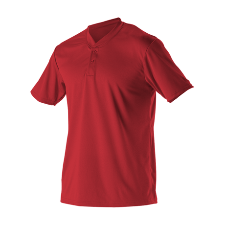 Alleson Youth Baseball 2 Button Henley Jersey Alleson