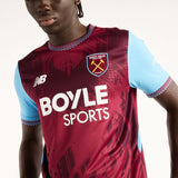 New Balance Adult West Ham United 26/27 Home Short Sleeve Soccer Jersey-3
