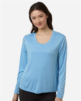 CORE365 Women's Capital Performance Long Sleeve T-Shirt-3