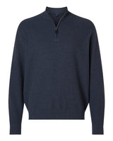 Devon & Jones Men's Hartland Textured Quarter Zip Sweater-1
