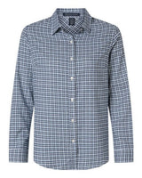 Devon & Jones Women's Concord Yarn-Dye Flannel Shirt-1