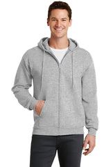 Port & Company - Men's Core Fleece Full-Zip Hooded Sweatshirt