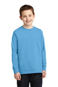 Port & Company - Youth Long Sleeve Core Cotton Tee Youth Apparel Shirts & Tops