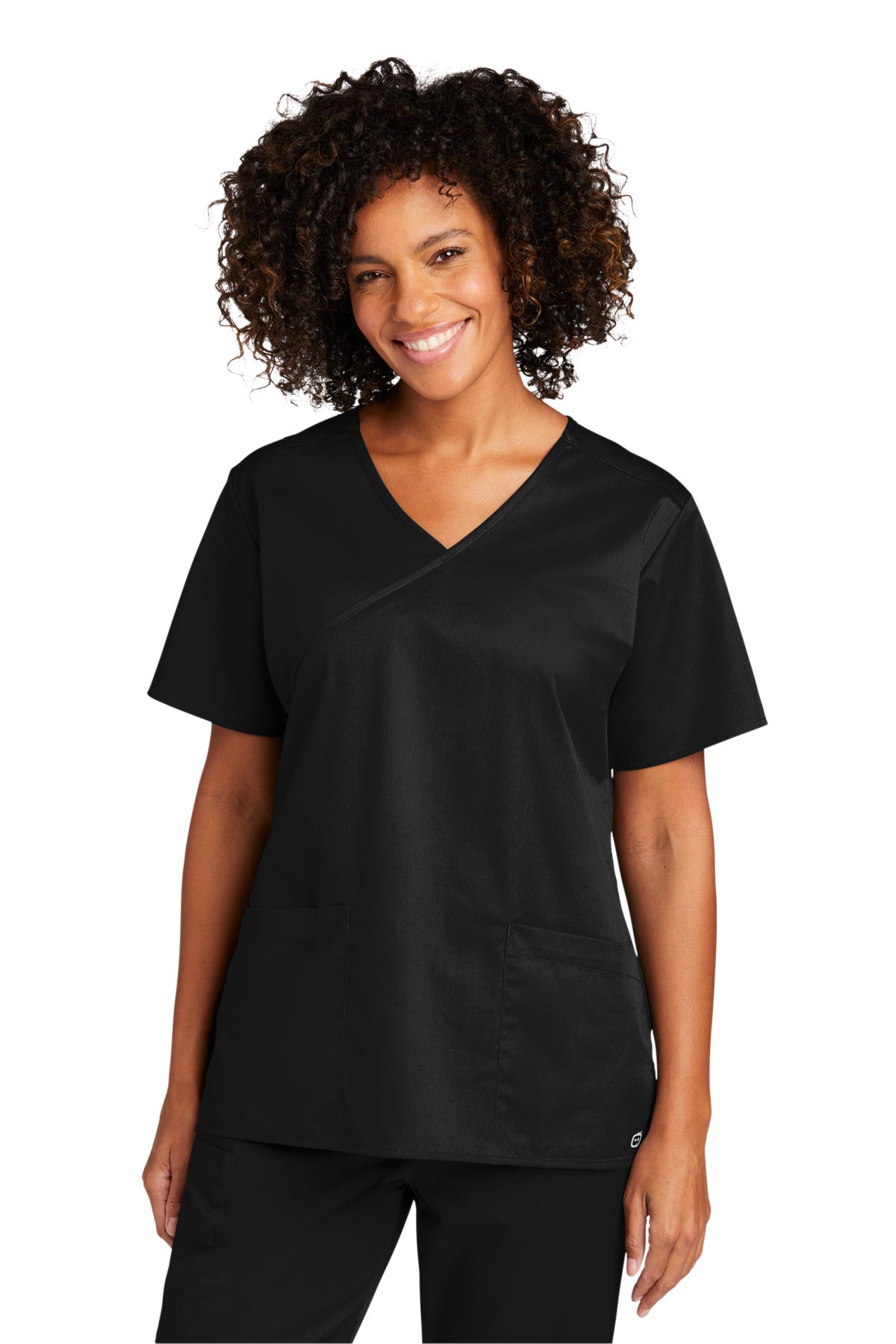 WonderWink Women's WorkFlex Mock Wrap Top. WW4760