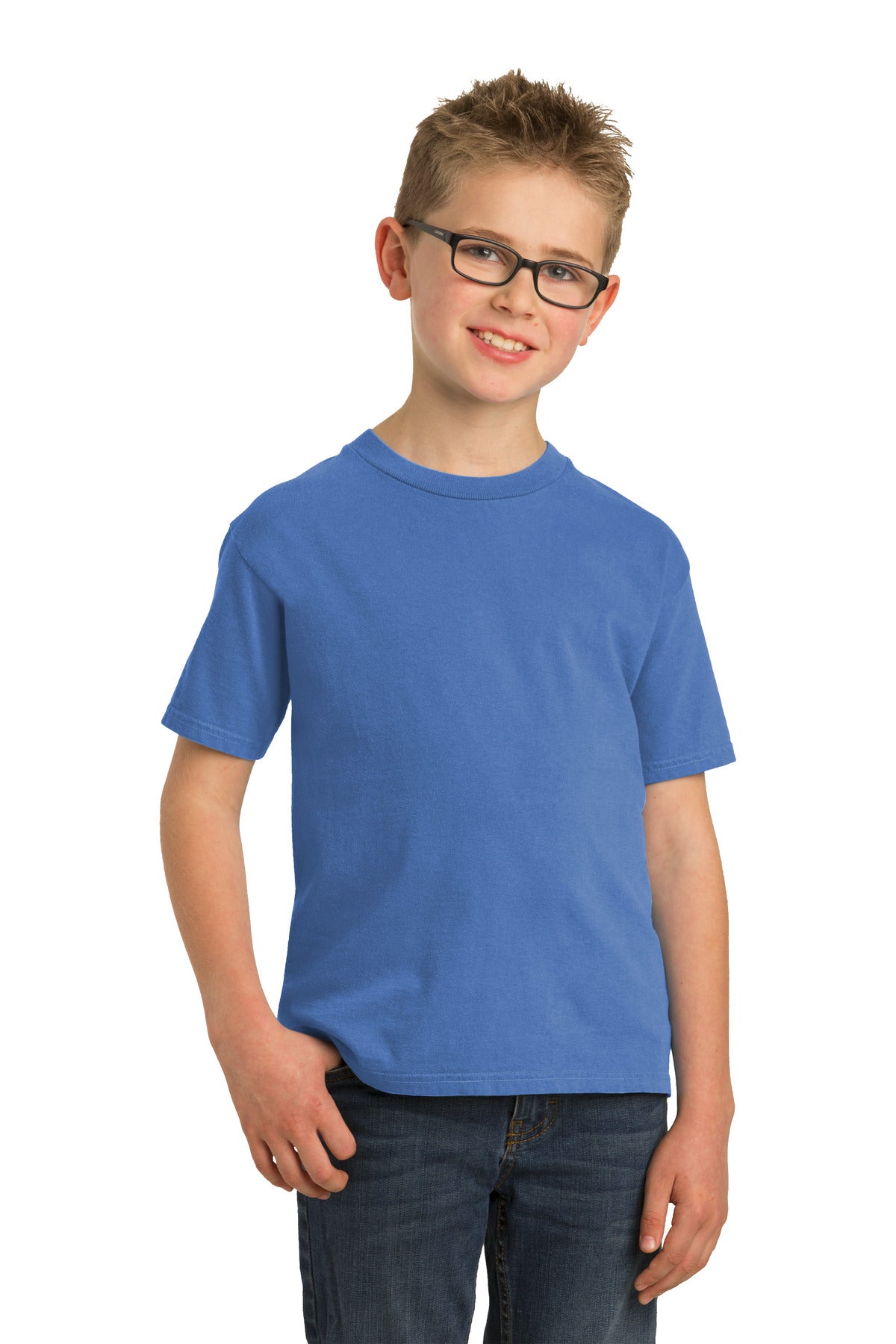 Port & Company Youth Beach Wash Garment-Dyed Tee