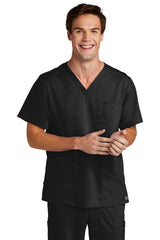 WonderWink Men's Premiere Flex V-Neck Top. WW5068