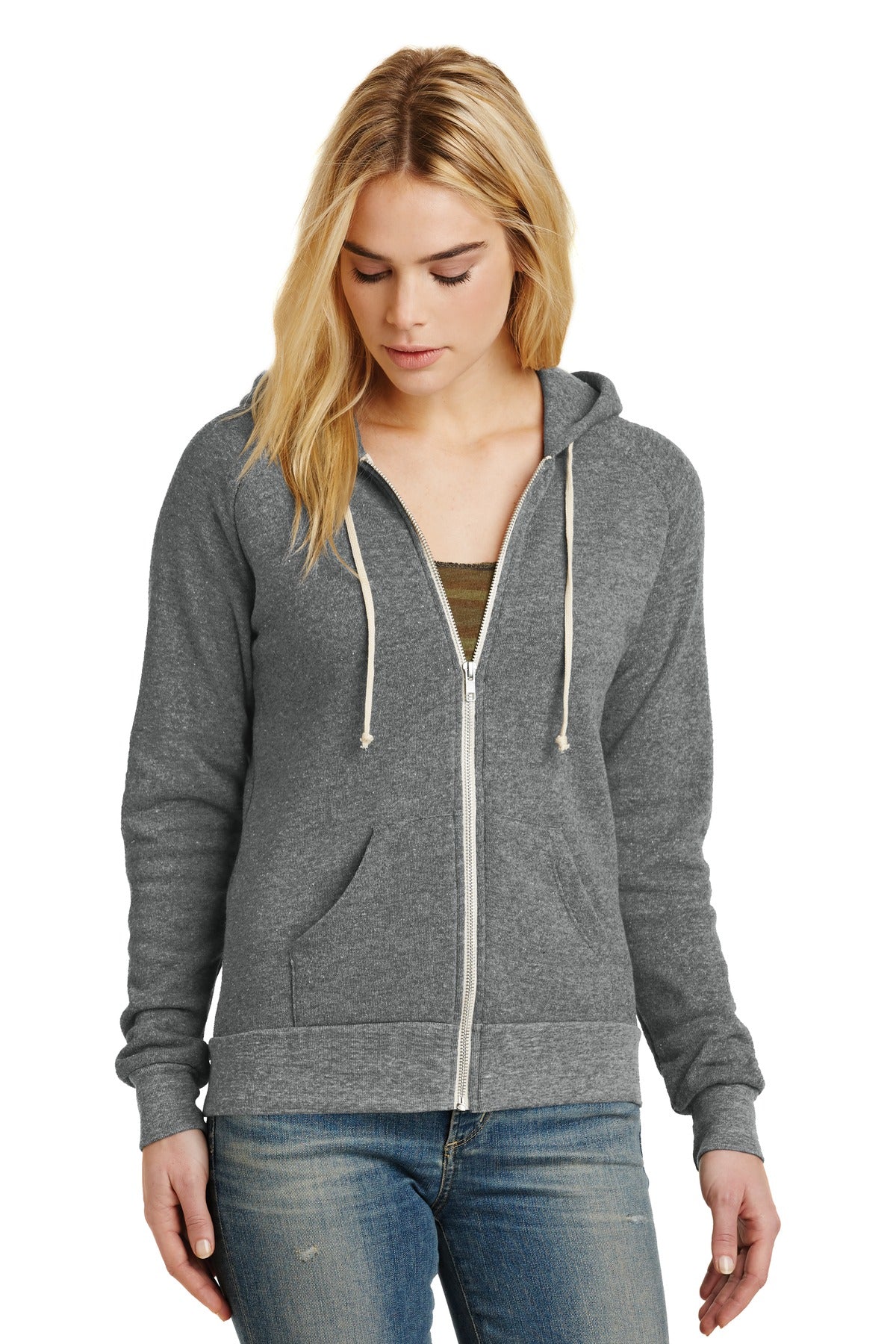 Alternative Women's Adrian Eco -Fleece Zip Hoodie Alternative Apparel