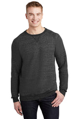 JERZEES Men's Snow Heather French Terry Raglan Crew Sweatshirt 91M JERZEES