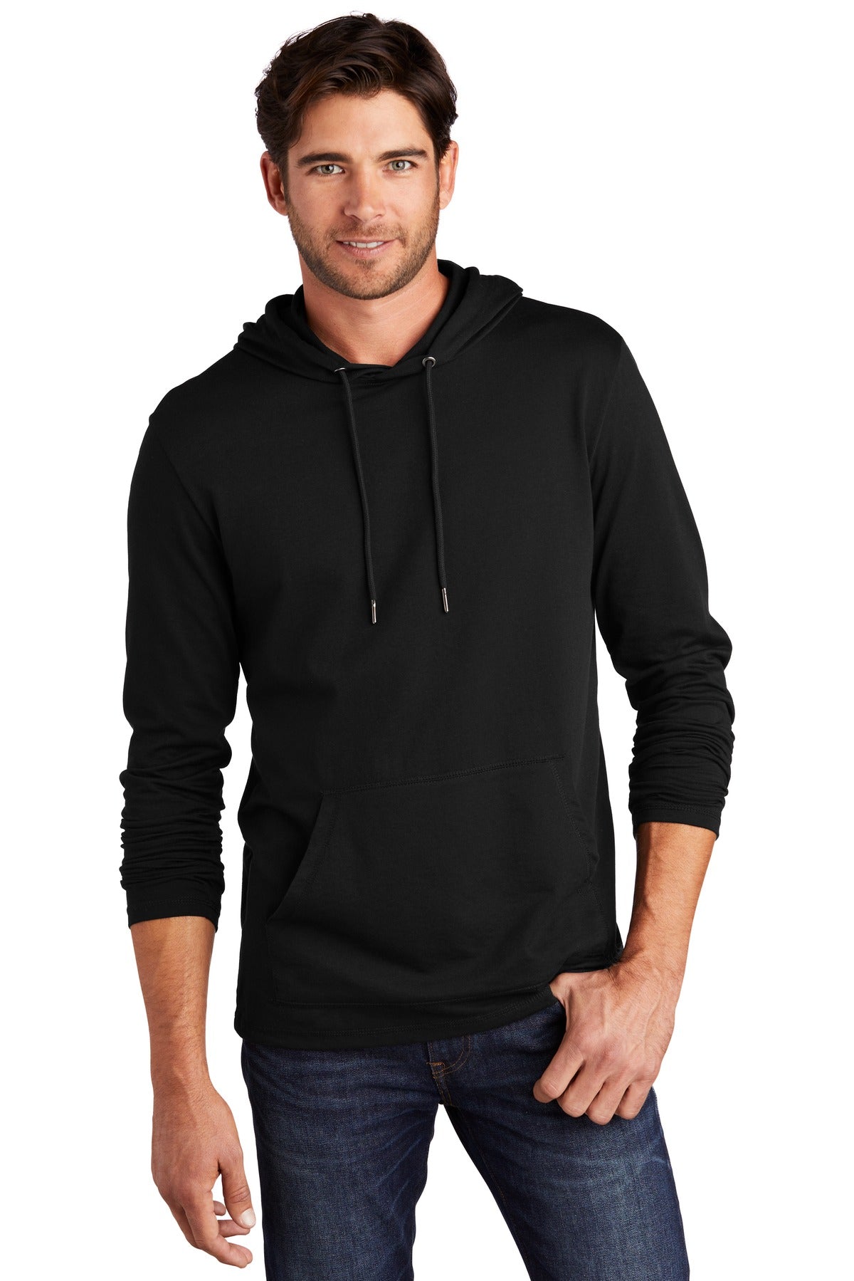 District Mens Featherweight French Terry Hoodie DT571 District