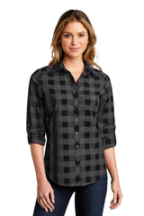 Port Authority Women's Everyday Plaid Shirt. LW670