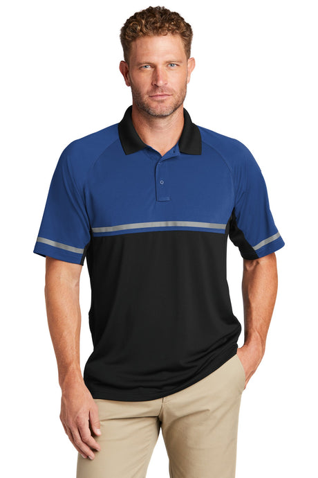 CornerStone Men's Select Lightweight Snag-Proof Enhanced Visibility Polo. CS423 CornerStone