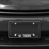 Rico Industries NCAA Missouri Tigers Black 12" x 6" Chrome License Plate Frame-1