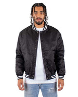 Shaka Wear Men's Varsity Bomber Jacket-1