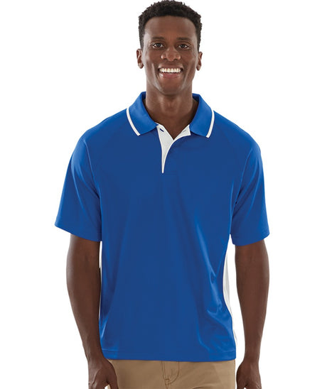 Charles River Men's Color Blocked Wicking Polo-1