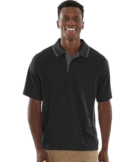 Charles River Men's Color Blocked Wicking Polo-1