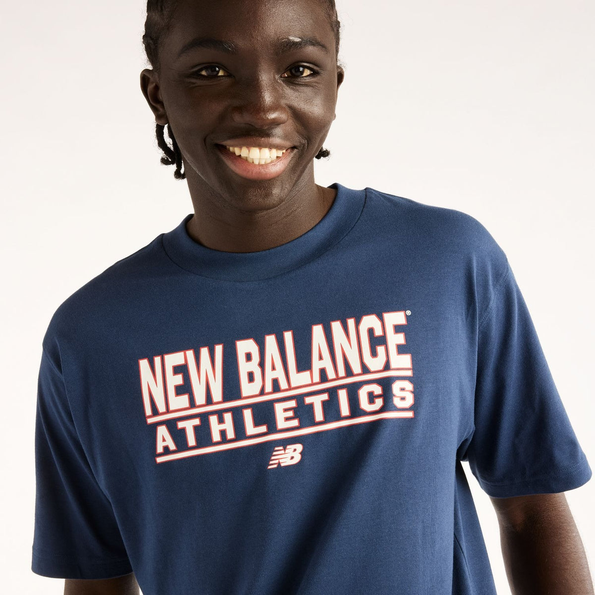New Balance Men's Collegiate Stacked T-Shirt-3