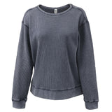 Pennant Women's Mini Waffle Crew