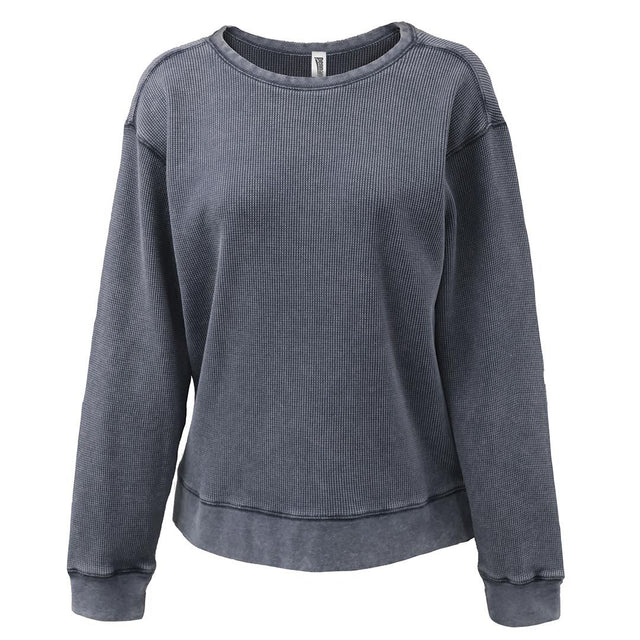 Pennant Women's Mini Waffle Crew
