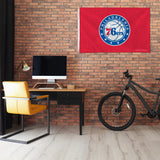 Rico Industries NBA  Philadelphia 76ers Standard 3' x 5' Banner Flag-1