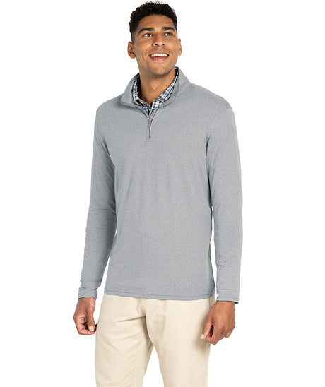 Charles River Men's Heathered Eco-Logic Stretch Quarter Zip-3