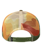 LOCALE Plain Front Five-Panel Trucker Cap-2