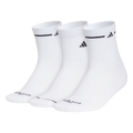 adidas Women's Cushioned Sport 3.0 3-Pack High Quarter Sock Unisex Accessories Socks