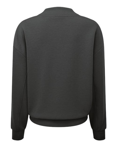 TriDri Women's Luxe Mock Neck Sweatshirt-2